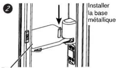 GE DFE28JELDS - Pour placer le bac pivotant dans la porte : - 1