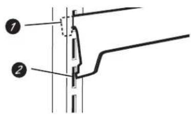 GE DFE28JELDS - Pour le remettre en place : - 1