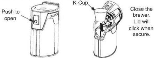 GE DFE28JELDS - Load the K-Cup Brewer - 1
