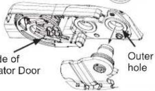 GE DFE28JELDS - ② REINSTALLING THE REFRIGERATOR DOORS - 5