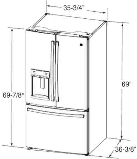 GE DFE28JELDS - Estante Quick Space\* - 1