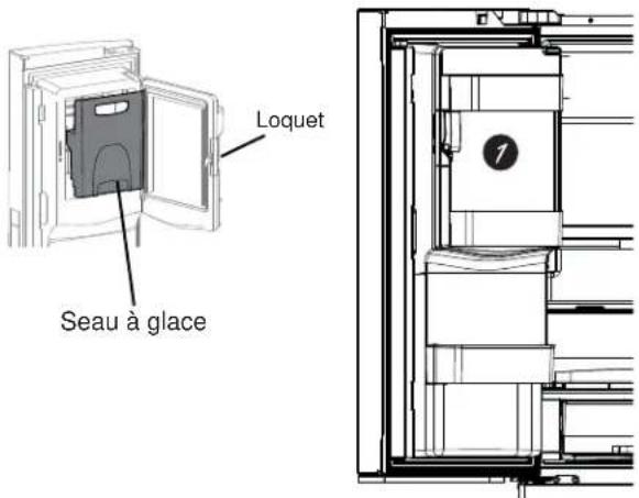 GE DFE28JELDS - Bac à glace de porte\* - 1