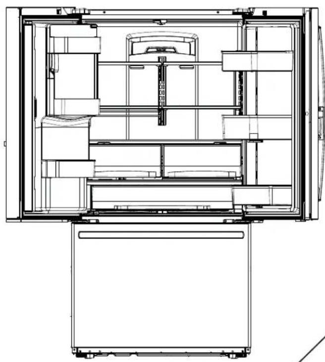 GE DFE28JELDS - MISE À NIVEAU DU RÉFRIGÉRATEUR - 1