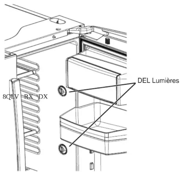 GE DFE28JELDS - Ampoules du réfrigérateur (DEL) - 1