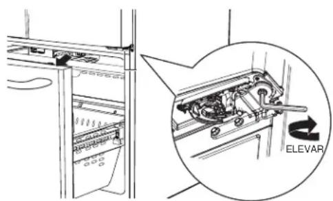 GE DFE28JELDS - NIVELACIÓN DE LAS PATAS DEL REFRIGERADOR - 2