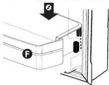 GE DFE28JELDS - To place bins into doors: - 3