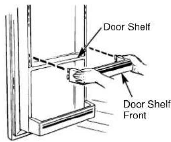 Door Shelf Door Shelf Front