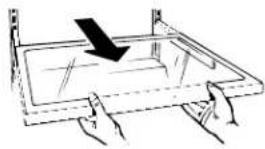 GE Profile TFG28PFDBS - Quick Space Shelf Slide-Out Spillproof Shelf (on some models) - 2