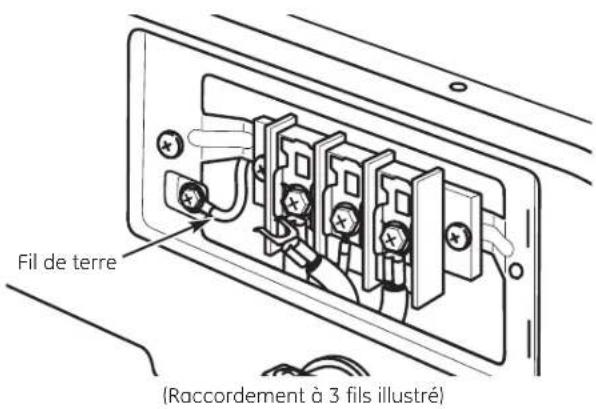 GE Profile Harmony PTDN800GMWW - D Pour un raccordement à 3 fils UNIQUEMENT : - 1