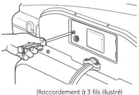 GE Profile Harmony PTDN800GMWW - BRANCHEMENT DU CORDON D'ALIMENTATION DE LA SÉCHEUSE (suite) - 3
