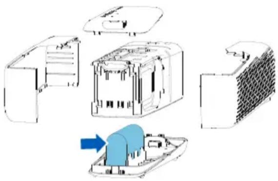 PHILIPS TAS4807 - Retrait des batteries intégrées - 1