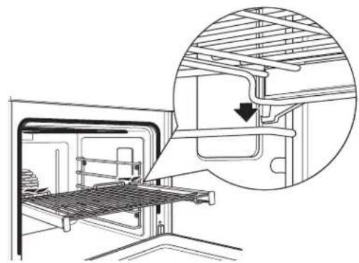 GE Café CGY366SELSS - To replace a rack: - 1