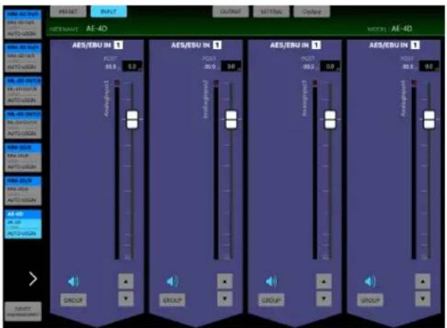 TASCAM AE4D - 専用アプリケーションについて - 1