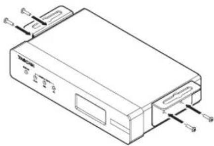 TASCAM AE4D - Installation des supports de fixation - 4