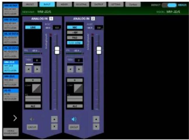 TASCAM AE4D - Resumen de la aplicación - 1