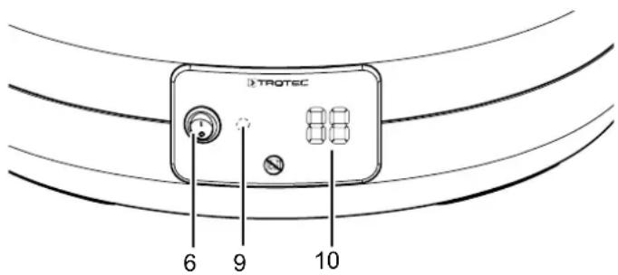 TROTEC IR 1550 SC - Branchement du câble secteur - 1