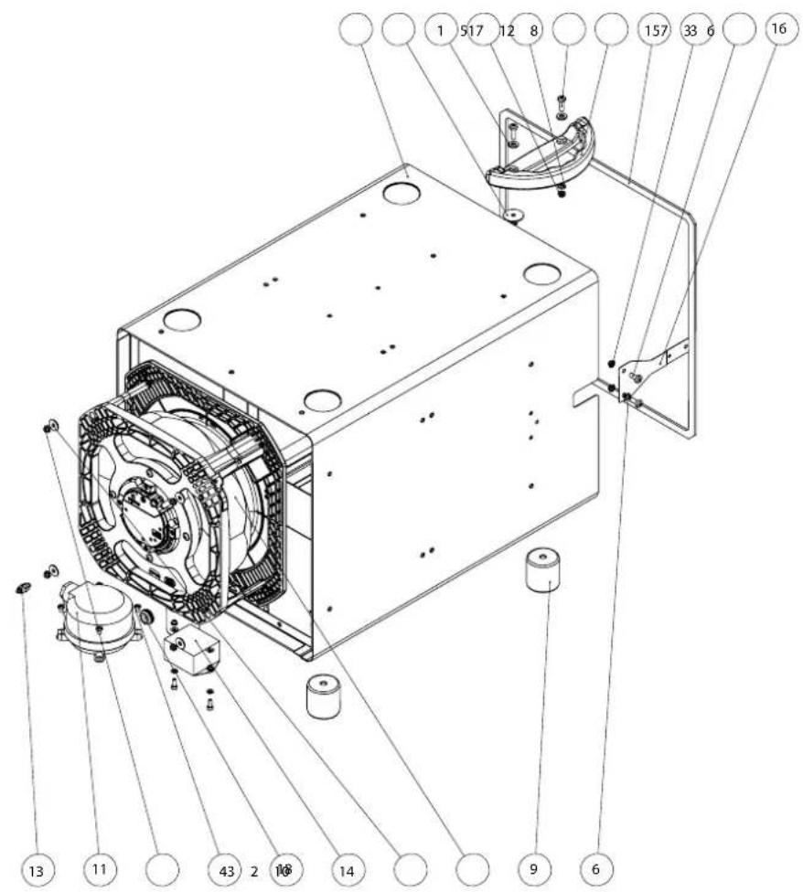 TROTEC Airozon 20000 - Nomenclature et liste des pieces de rechange - 2