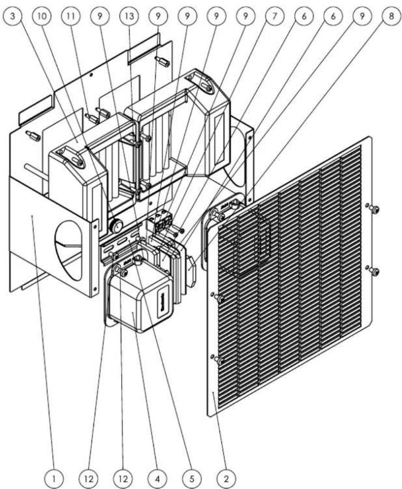 TROTEC Airozon 20000 - Nomenclature et liste des pieces de rechange - 5