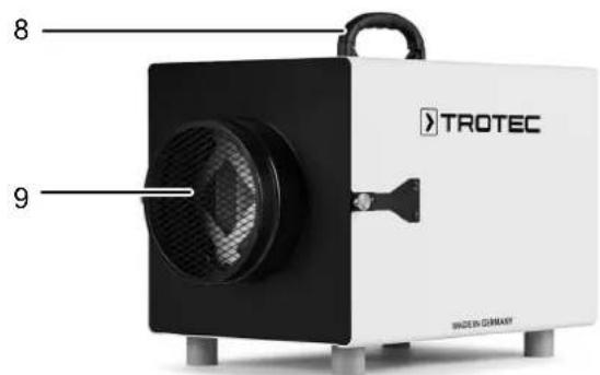 TROTEC Airozon 20000 - Representatiede I'appareil - 2