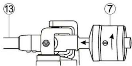 MAGNAT MTT 990 - Attaching the counterweight - 1