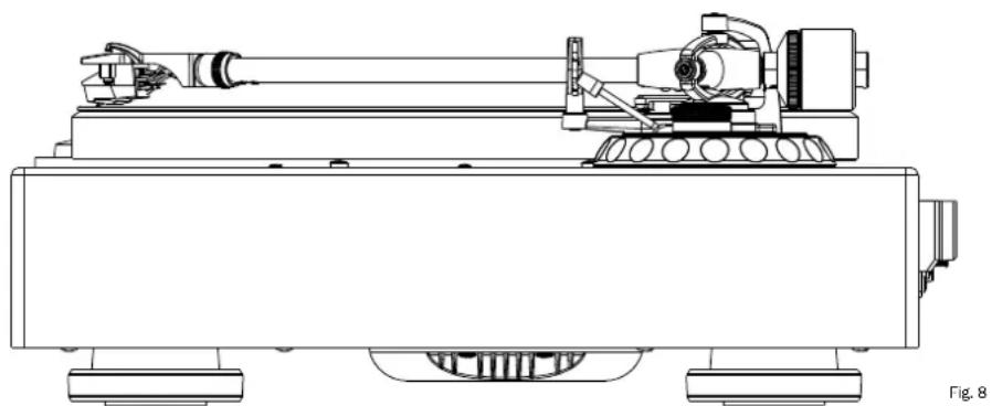 MAGNAT MTT 990 - Adjusting the tone arm height - 1