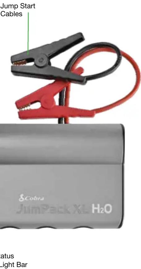 COBRA JumPack XL H2O CPP 15000 - What's Included: - 3