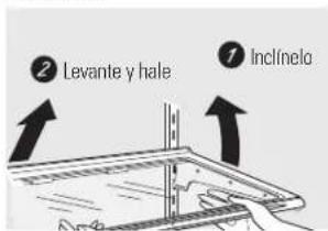 GE GSS20IETBB - Entrepanos del refrigerador: - 1