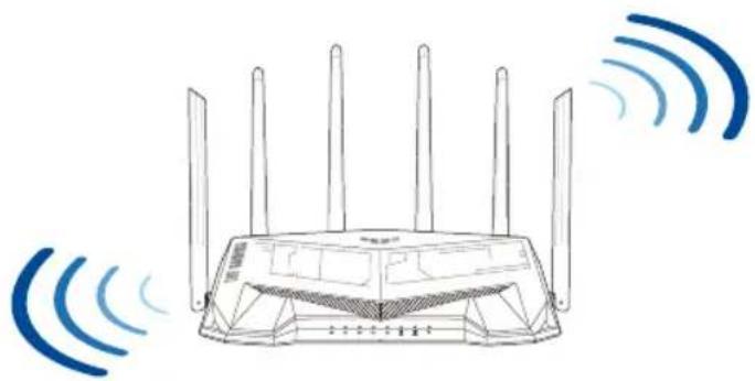 ASUS TUF Gaming TUFAX5400 - Platzieren Sie Ihren WLAN-Router - 1