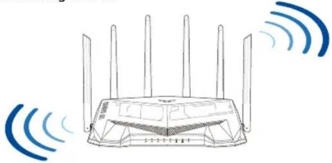 ASUS TUF Gaming TUFAX5400 - Position your wireless router - 1