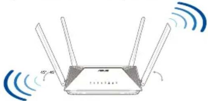 ASUS RTAX53U - Bezvadu marsrutetaja novietošana - 1