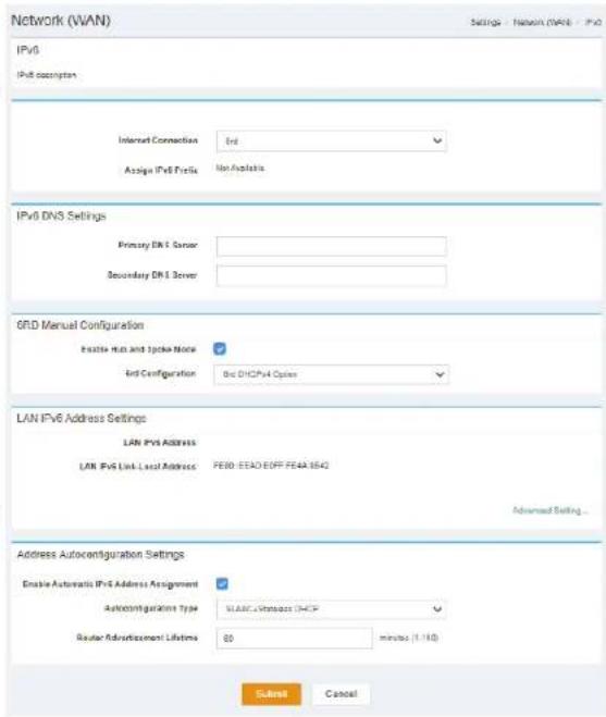 D-LINK DWR978 - Paramètres DNS IPv6 - 1