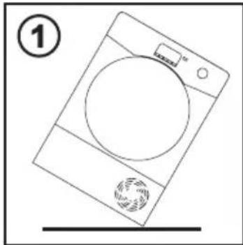 CANDY Smart Pro CSOE H7A3TES - Fixez le tuyau flexible de laASFTE: - 1