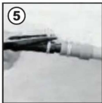CANDY Smart Pro CSOE H7A3TES - Fit the hose as follows - 3