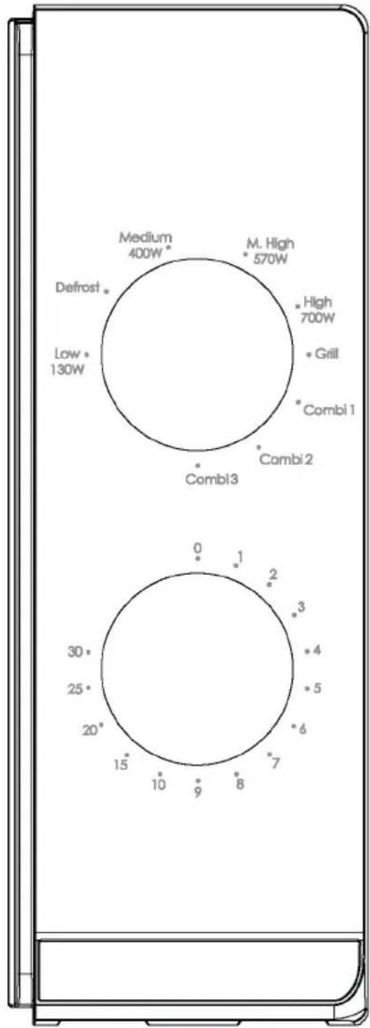 CANDY CMG20TNMB - PANOU DE CONTROL - 1