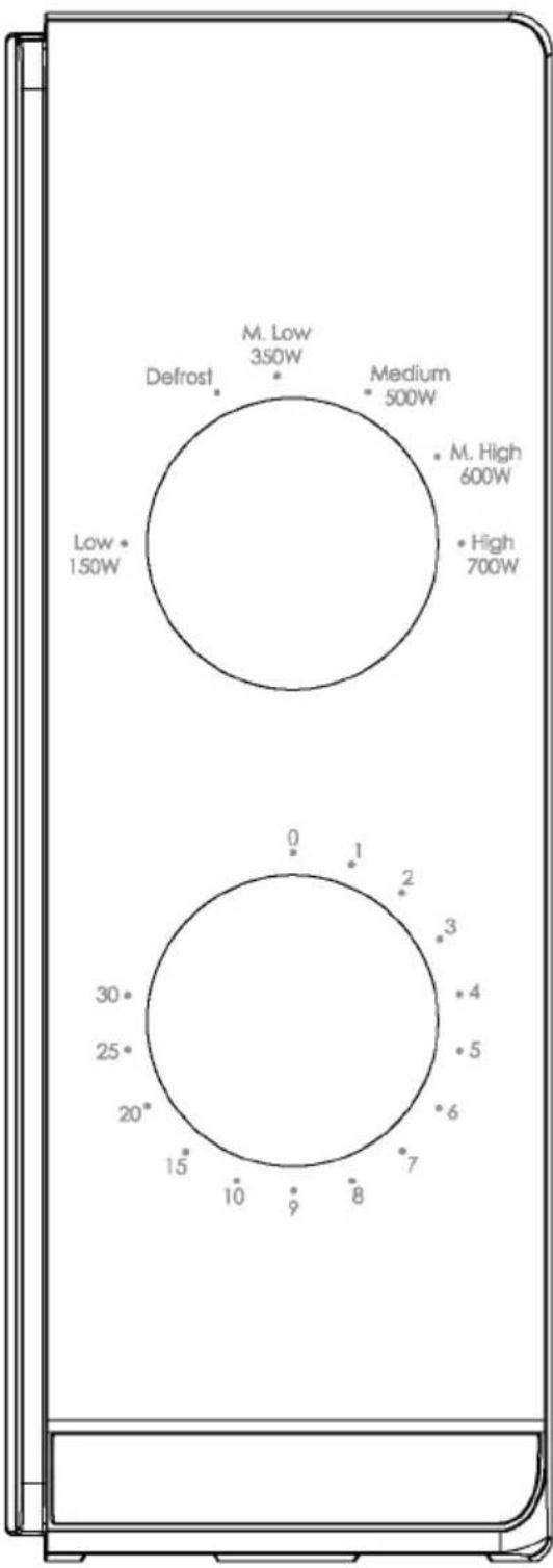 CANDY CMW20TNMB - PANOU DE CONTROL - 1