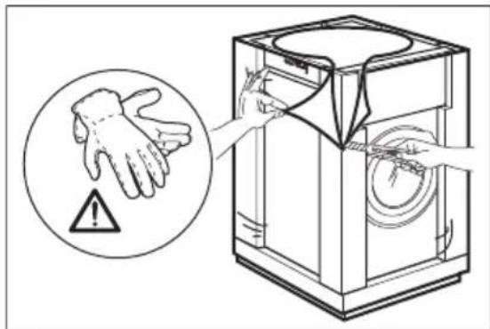 ELECTROLUX EW7F3946LB - 拆除包装 - 1
