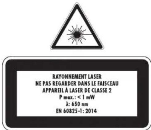 POWERFIX PLBS 2 A1 - AVERTISSEMENT ! Protégez-vous du rayonnement laser ! - 1