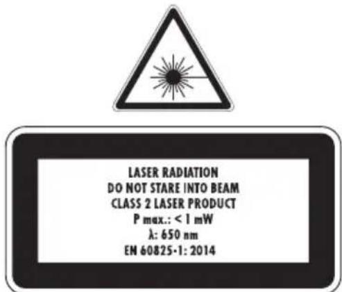 POWERFIX PLBS 2 A1 - WARNING! Protect yourself from laser radiation! - 1