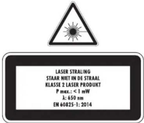 POWERFIX PLBS 2 A1 - WAARSCHUWING! Beveilig uzelf tegen laserstraling! - 1