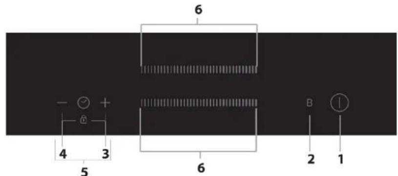 HOOVER HHOB 100 HDIMC30 - Ovladací panel - 1