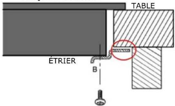 HOOVER HHOB 100 HDIMC30 - Réglage de la position des étriers - 4
