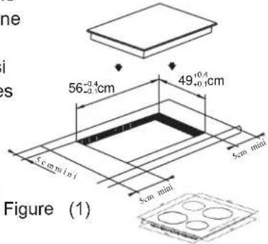 HOOVER HHOB 500 H634DB3TPG3 - Signalisation d'objects en contact avec la table de cuisson - 1