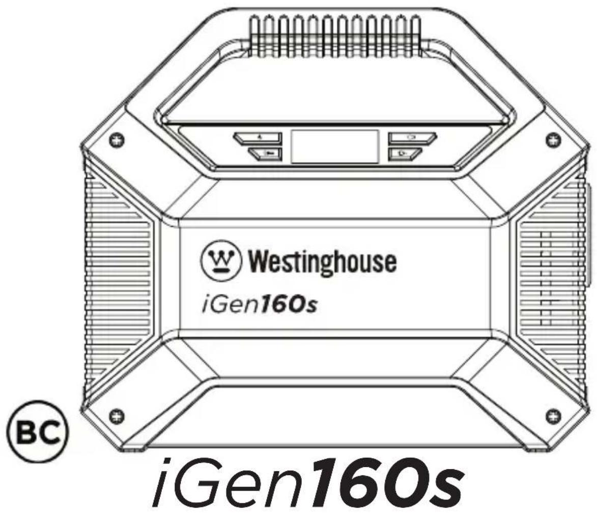 WESTINGHOUSE iGen160s - MANUEL DE L'UTILISATEUR - 1