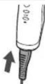 PANASONIC ERDGP74 - Recharge sans utilisation du socle de recharge - 1