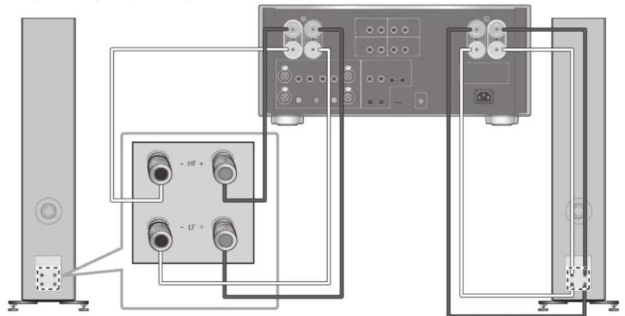 TECHNICS SBG90M2 - Collegamento con un amplificatore - 3
