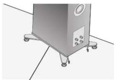 TECHNICS SBG90M2 - Pour sécuriser les enceintes sur une surface horizontal (sol, etc.) - 1