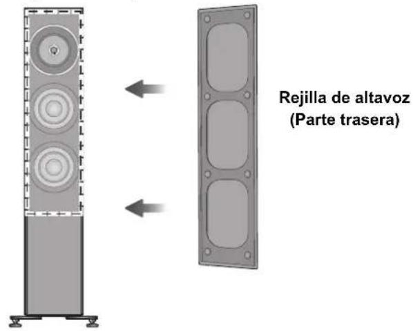 TECHNICS SBG90M2 - Colocar las revillas de los altavoces - 1