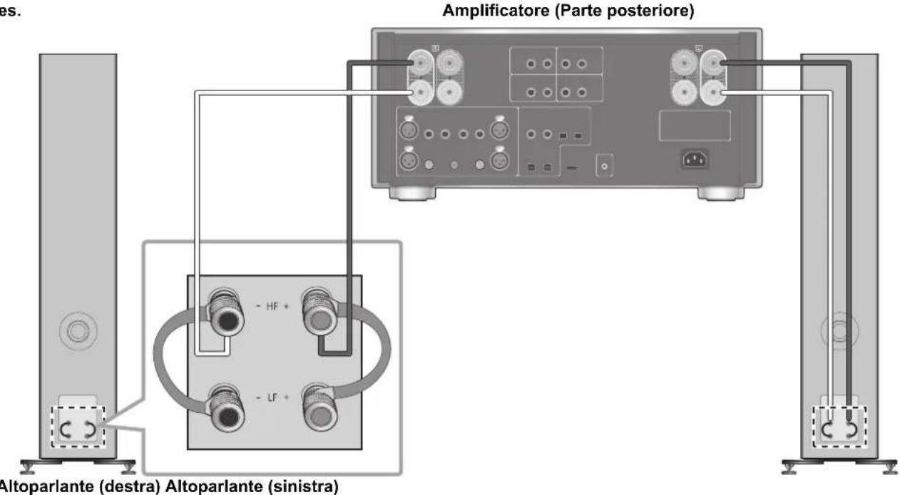 TECHNICS SBG90M2 - Collegamento con un amplificatore - 2