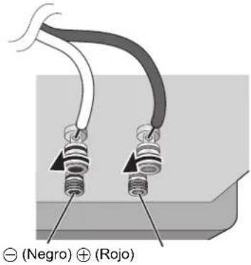 TECHNICS SBG90M2 - Preparación de los cables y conexión - 2