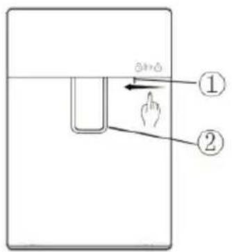 Infiniton SBS442IXD - INSTRUCTIONS FOR CHILD LOCK LEVER - 1